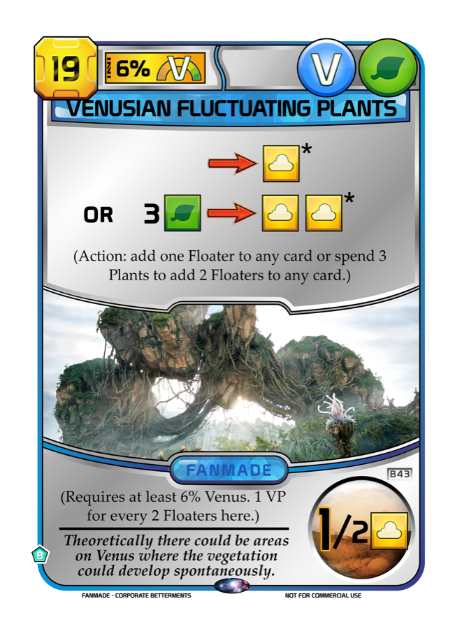 Venusian Fluctuating Plants