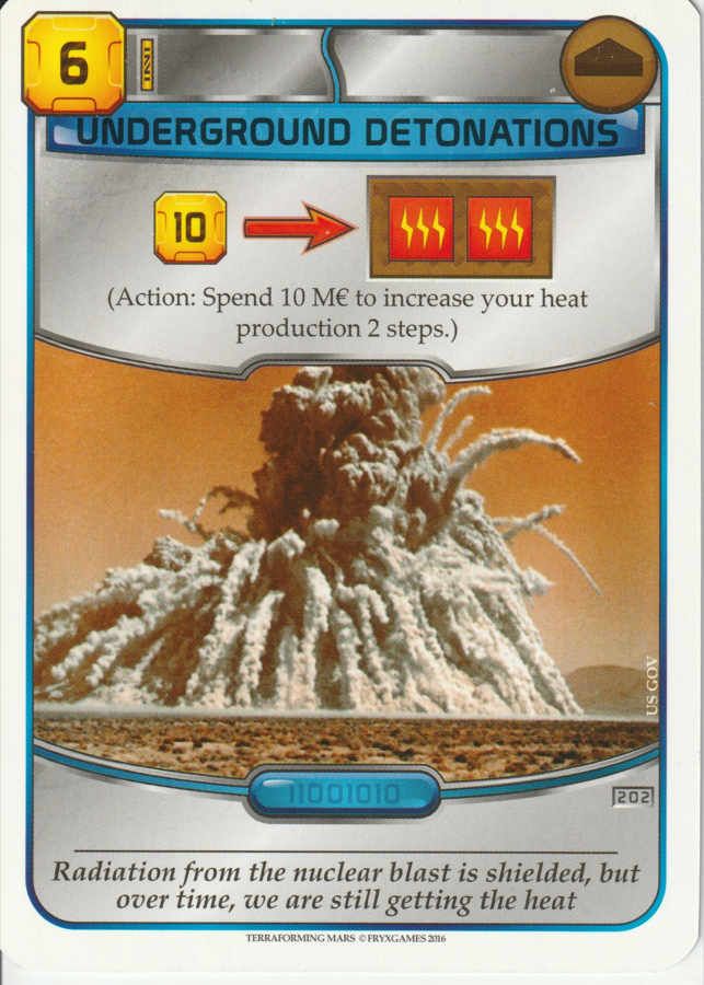 Underground Detonations