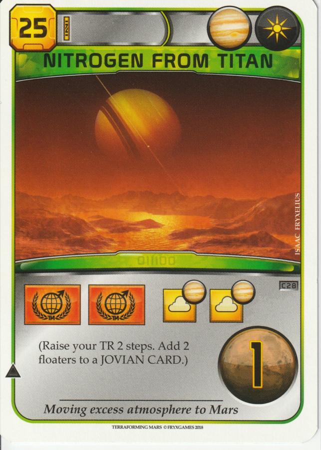 Nitrogen from Titan