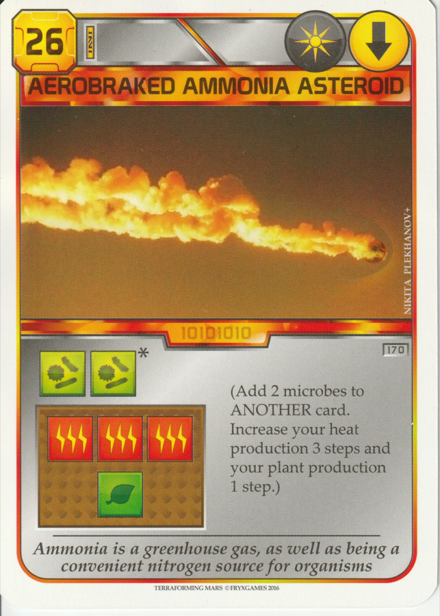 Aerobraked Ammonia Asteroid