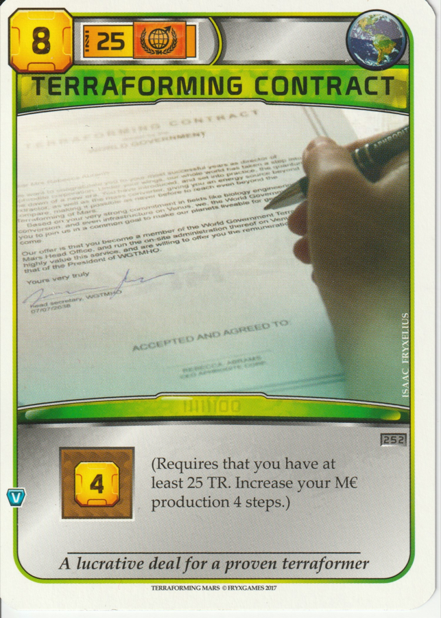 Terraforming Contract