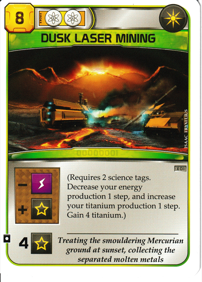 Dusk Laser Mining