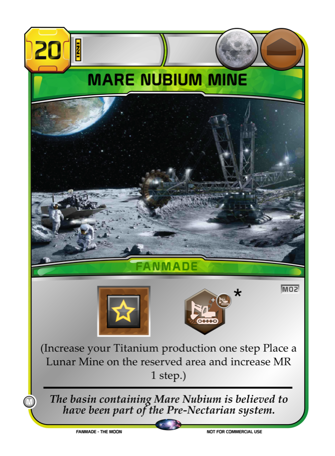 Mare Nubium Mine