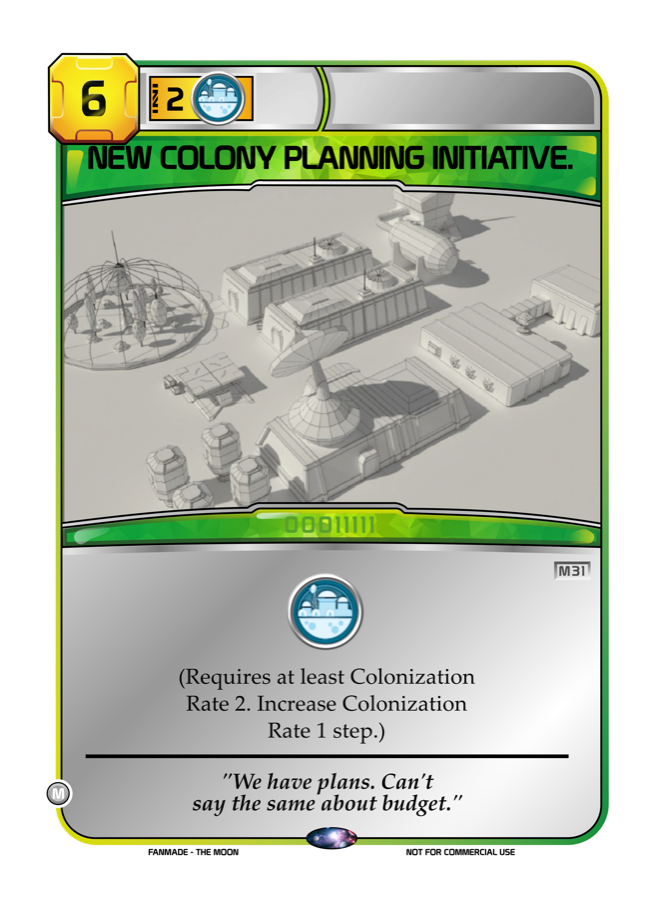 New Colony Planning Initiative.