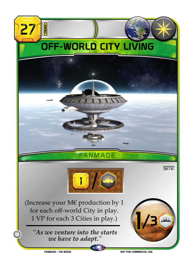 Off-World City Living