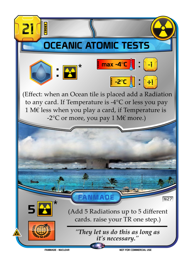 Oceanic Atomic Tests