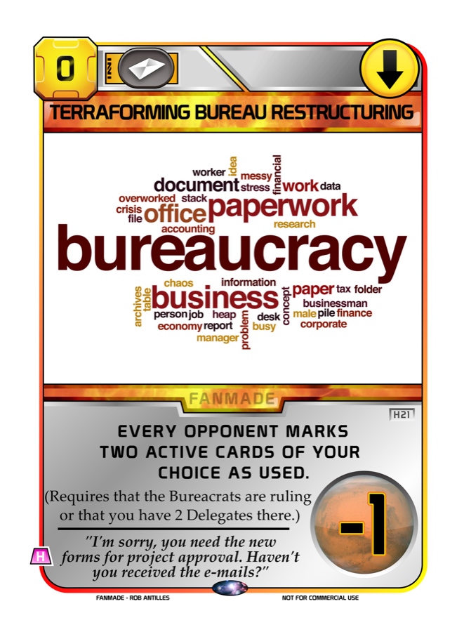 Terraforming Bureau Restructuring