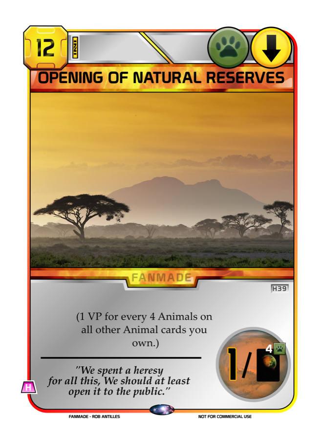 Opening of Natural Reserves