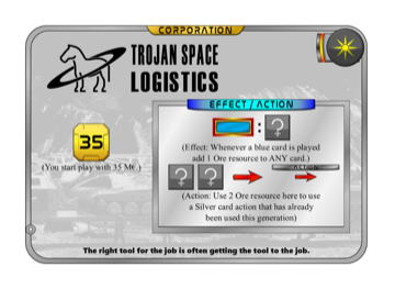 Trojan Space Logistics